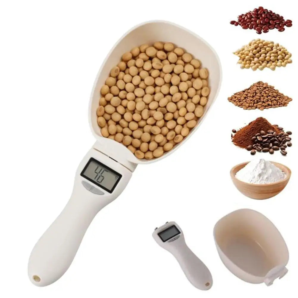 Precision Digital Measuring Spoon Scale (800g/0.1g) – Adjustable Units, LCD Display, Detachable Scoop for Baking, Coffee & Spices