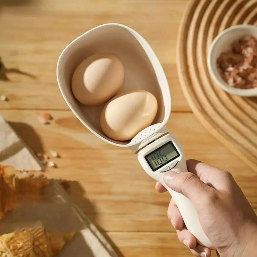 Precision Digital Measuring Spoon Scale (800g/0.1g) – Adjustable Units, LCD Display, Detachable Scoop for Baking, Coffee & Spices