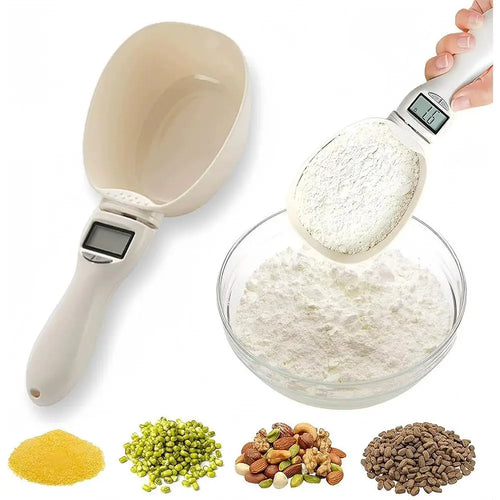 Precision Digital Measuring Spoon Scale (800g/0.1g) – Adjustable Units, LCD Display, Detachable Scoop for Baking, Coffee & Spices
