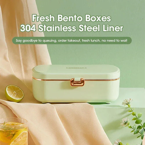 WarmBite™ - Portable Electric Heated Lunch Box.