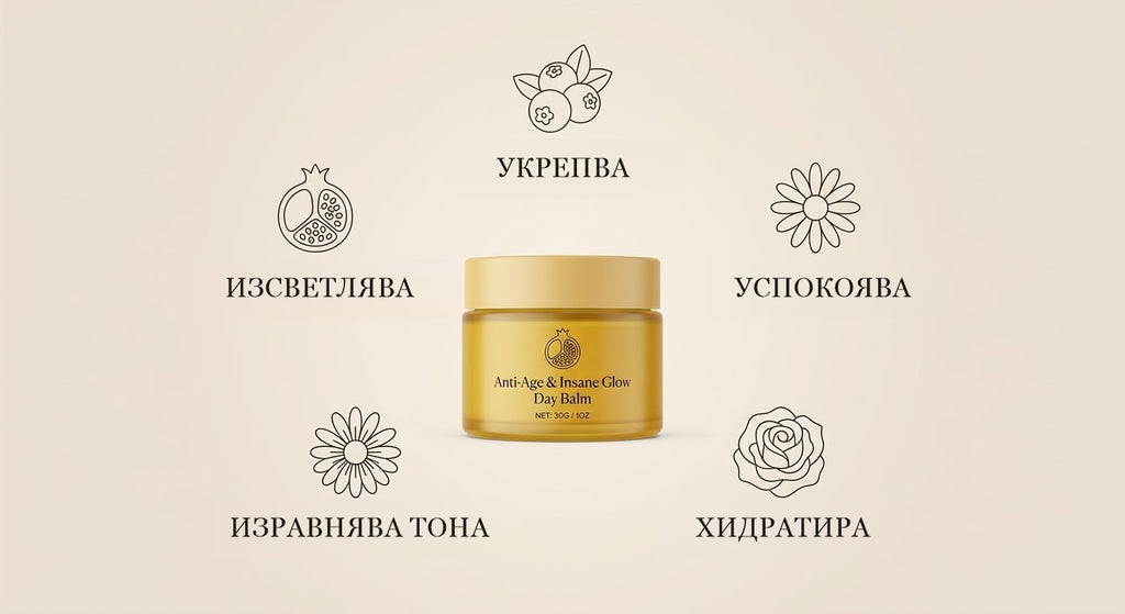 Ползи: укрепва, изсветлява, успокоява, изравнява тона, хидратира