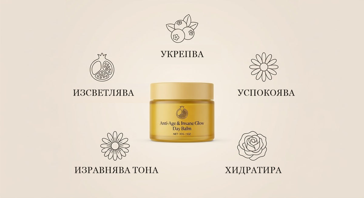 Ползи: укрепва, изсветлява, успокоява, изравнява тона, хидратира